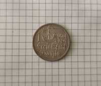 Монета срібло 1 гульден 1923 року