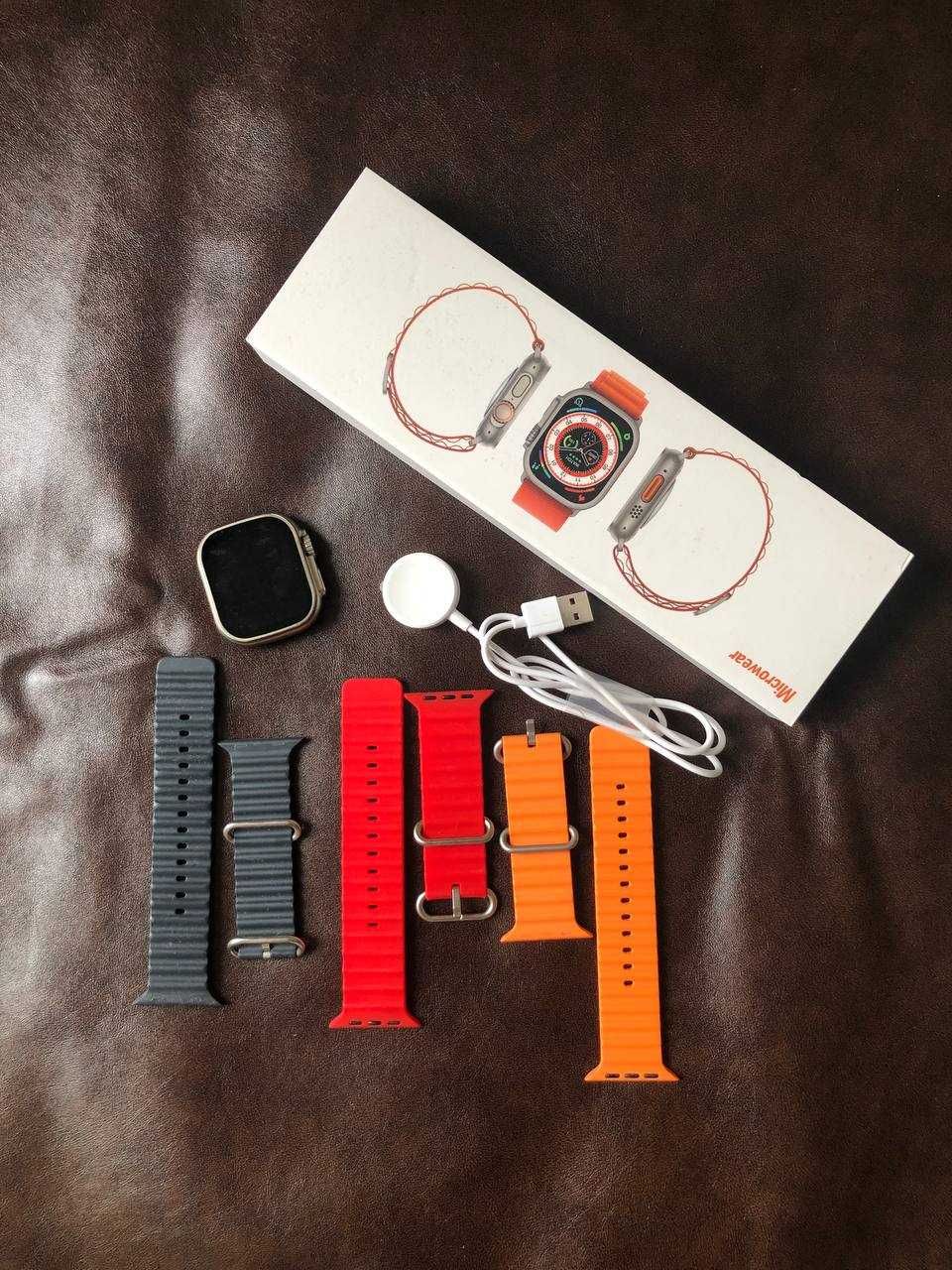 Смарт часы  Ultra Apple Watch + 3 ремешка