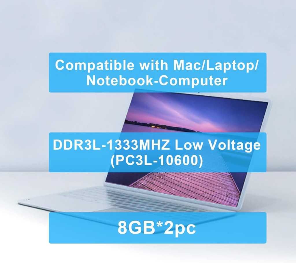 Pamięć Ram 2 x 8G TECMIYO PC3L-10600S DDR3/DDR3L