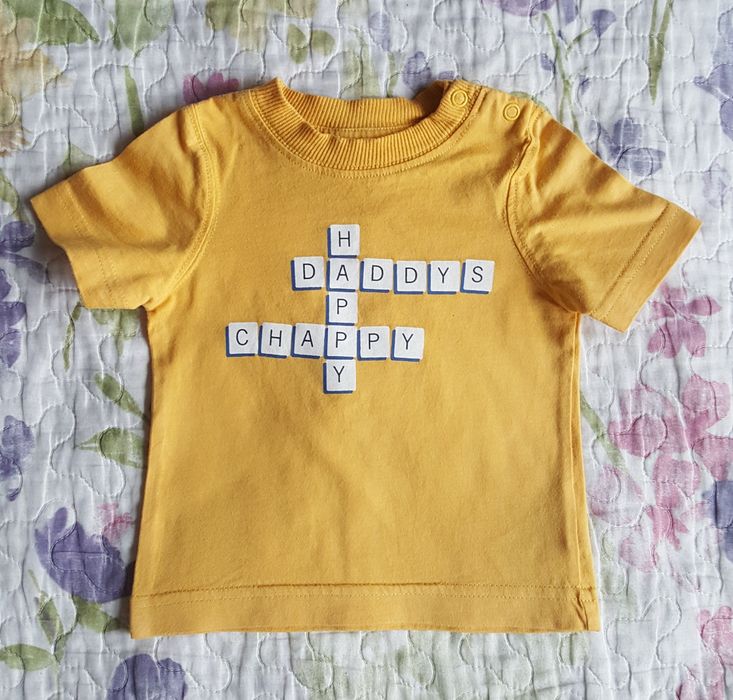 2 koszulki na krotki rekaw Mothercare i Small Wonders r.3-6m 68cm