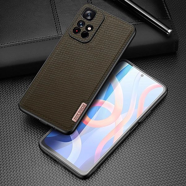 Dux Ducis Fino etui pokrowiec pokryty nylonowym materiałem Poco M4 Pro