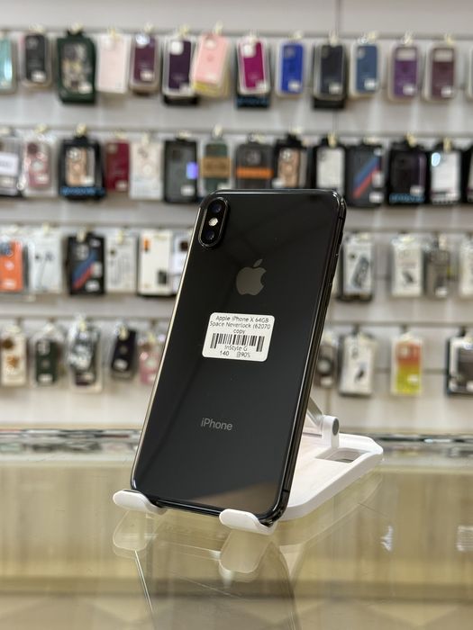 iPhone X 64Gb Black  Neverlock.