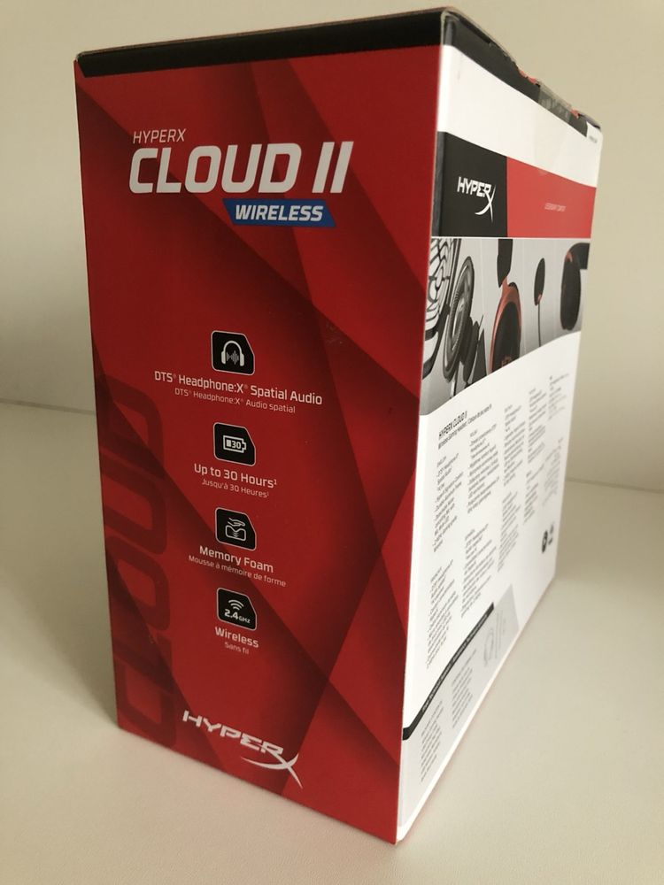 Бездротова ігрова гарнітура навушники HYPERX Cloud II