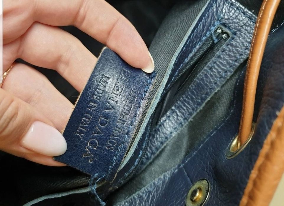 Сумка мешок Еlena Daga Италия сумка шоппер оригинал сумка тоут кожа