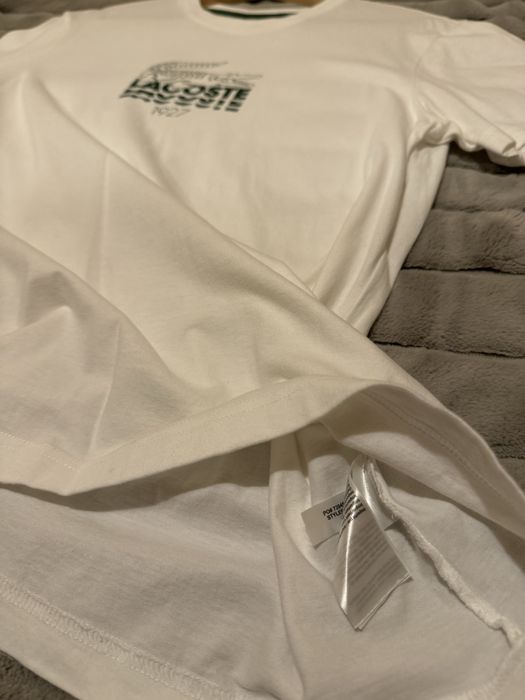 T-shirt lacoste white