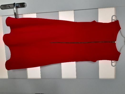 czerwona sukienka, rozm. 34