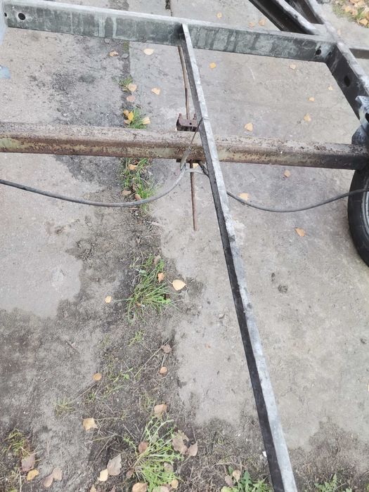 Orginalne podwozie przyczepki niewiadow z hamulcem najazdowym, 1500