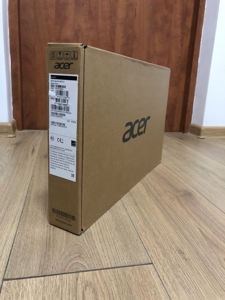 Новий ноутбук Acer Swift X(SFX14-41G-R7YT)Супер продуктивни