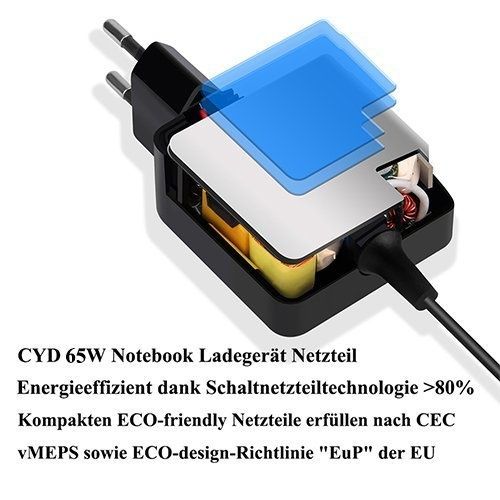 Zasilacz adapter cyd 20v powerfast do laptopa lenovo 45w 2.25a