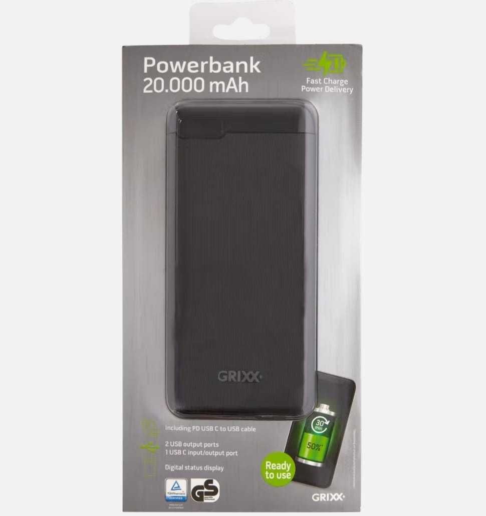 PowerBank Grixx 20000 mAh