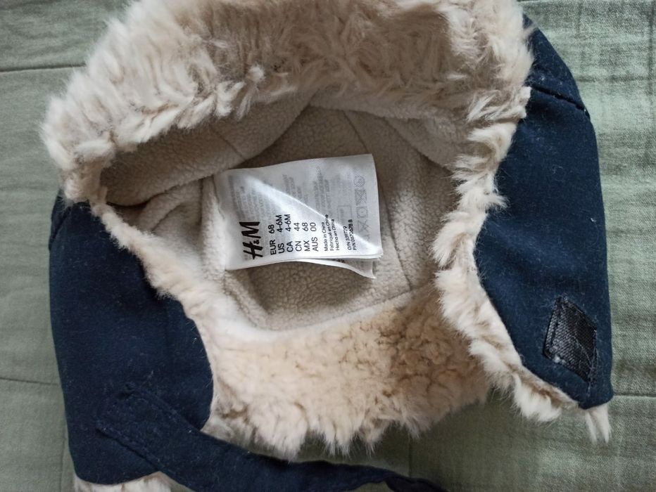 Ciepła czapka H&M r. 68