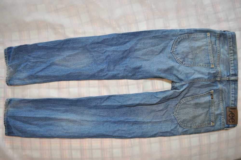 LEE DAREN 86cm 32/32 męskie spodnie jeansowe slim rurki s3