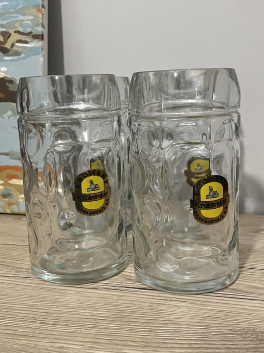 kufle do piwa szklane