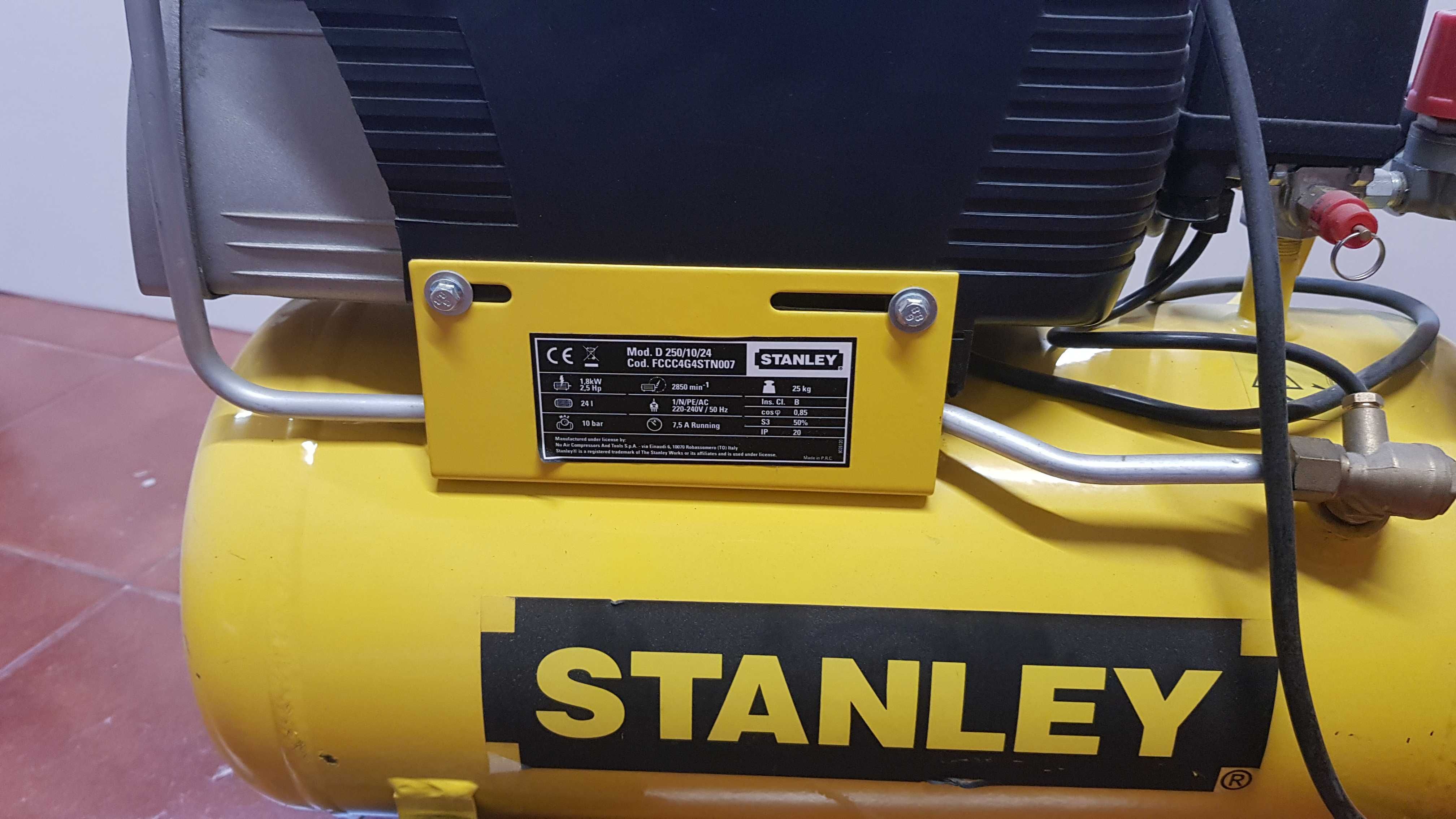 Compressor Stanley 24 Litros 2,5cv 10 bar