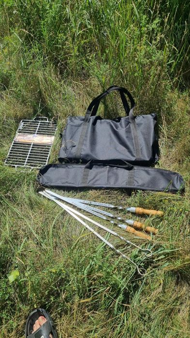 Мангал розбірний валіза розкладний чемодан