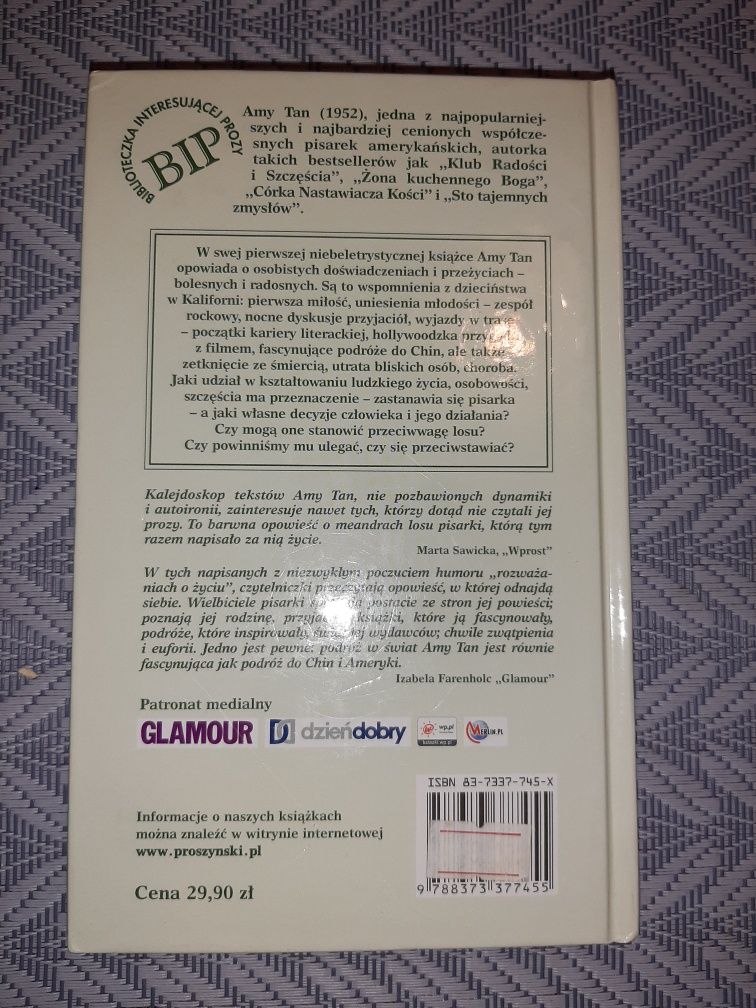 Amy Tan Przeciwieństwo Losu
