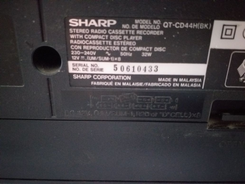 Radio Sharp GT CD44H