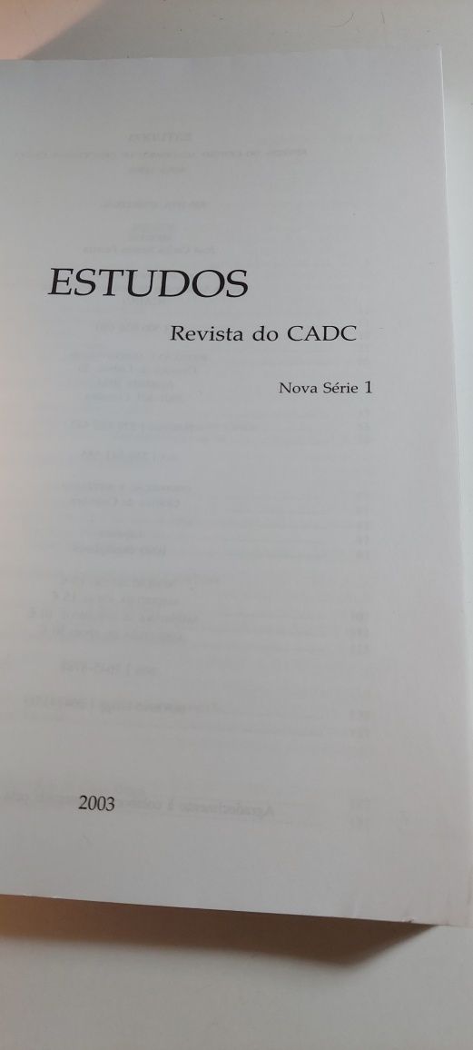 Estudos - CADC, Revista do Centro Académico de Democracia Cristã
