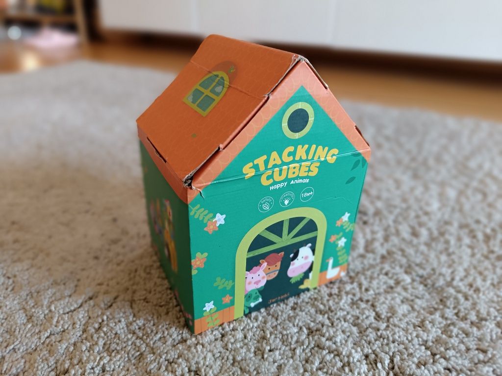Imaginarium Stacking Cubes Happy Animals - 6 Cubos e Animais