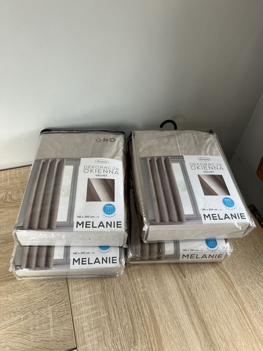 Zasłona EUROFIRANY Melanie 140 x 250 cm Beżowy