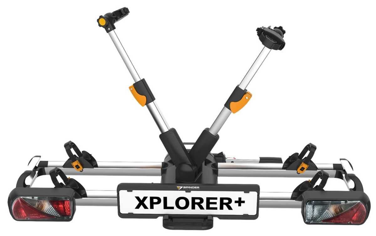 Platforma bagażnik na hak 2 rowery SPINDER TX2 Silver Xplorer składany