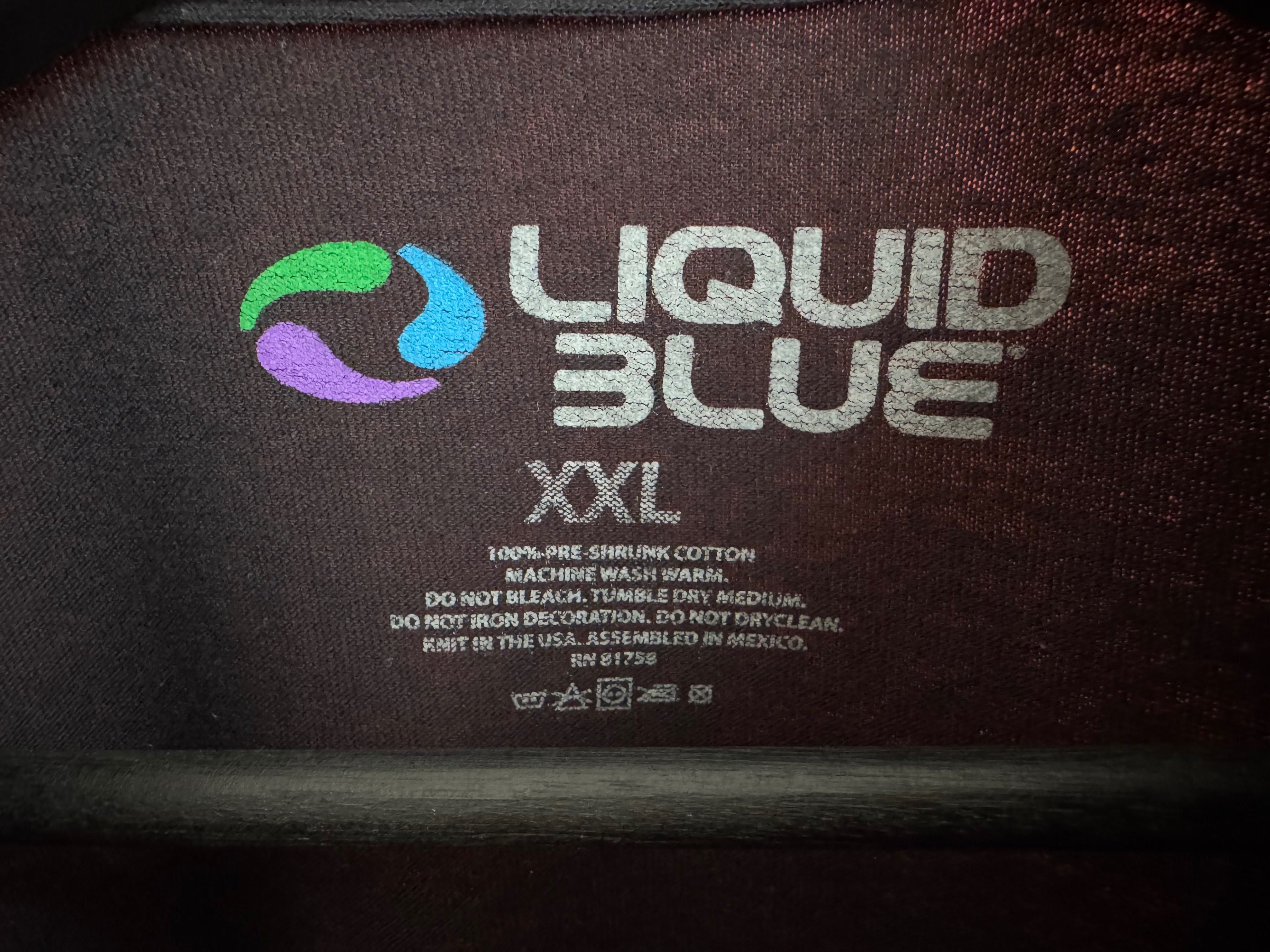 Liquid Blue Pink Floyd Vintage Merch чоловіча футболка мерч розмір XXL