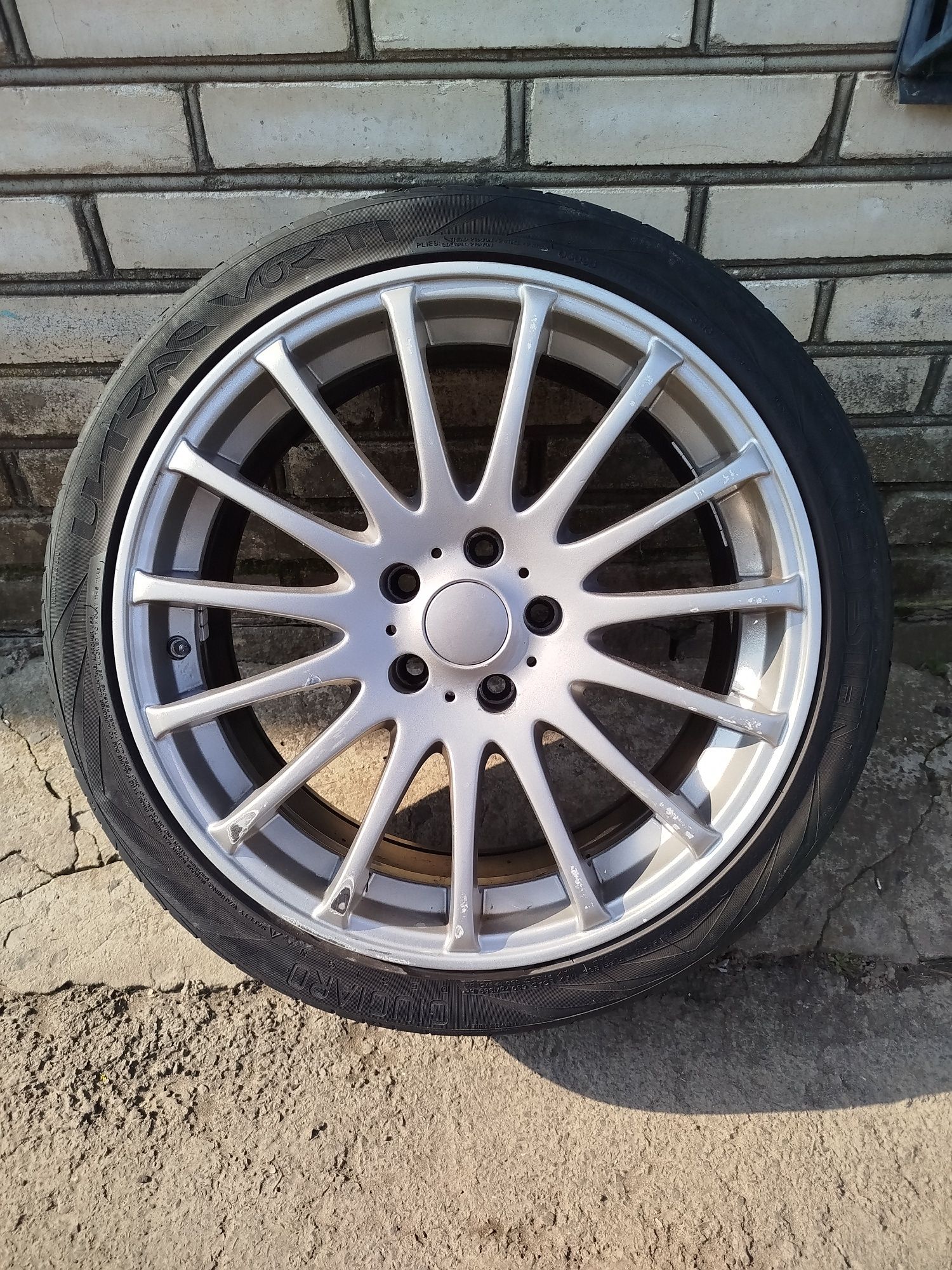 Титанові Диски AEZ Xylo R 18. Bridgestone Turanza 225 45 17.