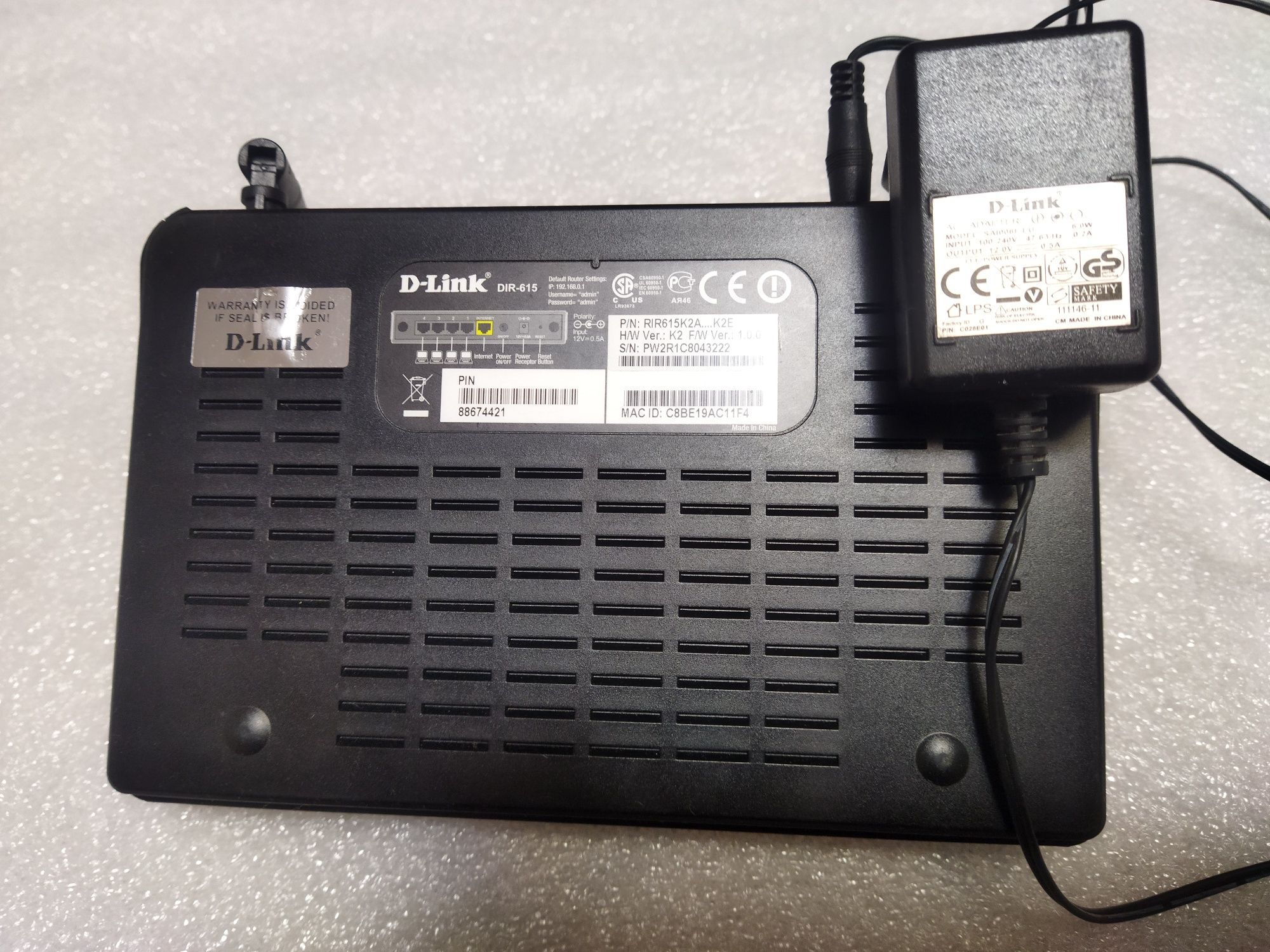 Роутер wi-fi d-link dir 615