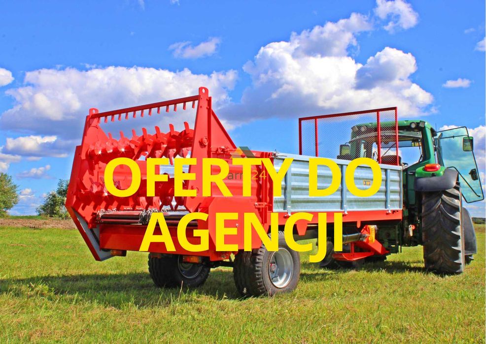 Rozrzutnik obornika 3.5t 4.5t Rozrzutnik jednoosiowy / tandem 2osiowy