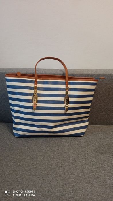 Duża torba w paski