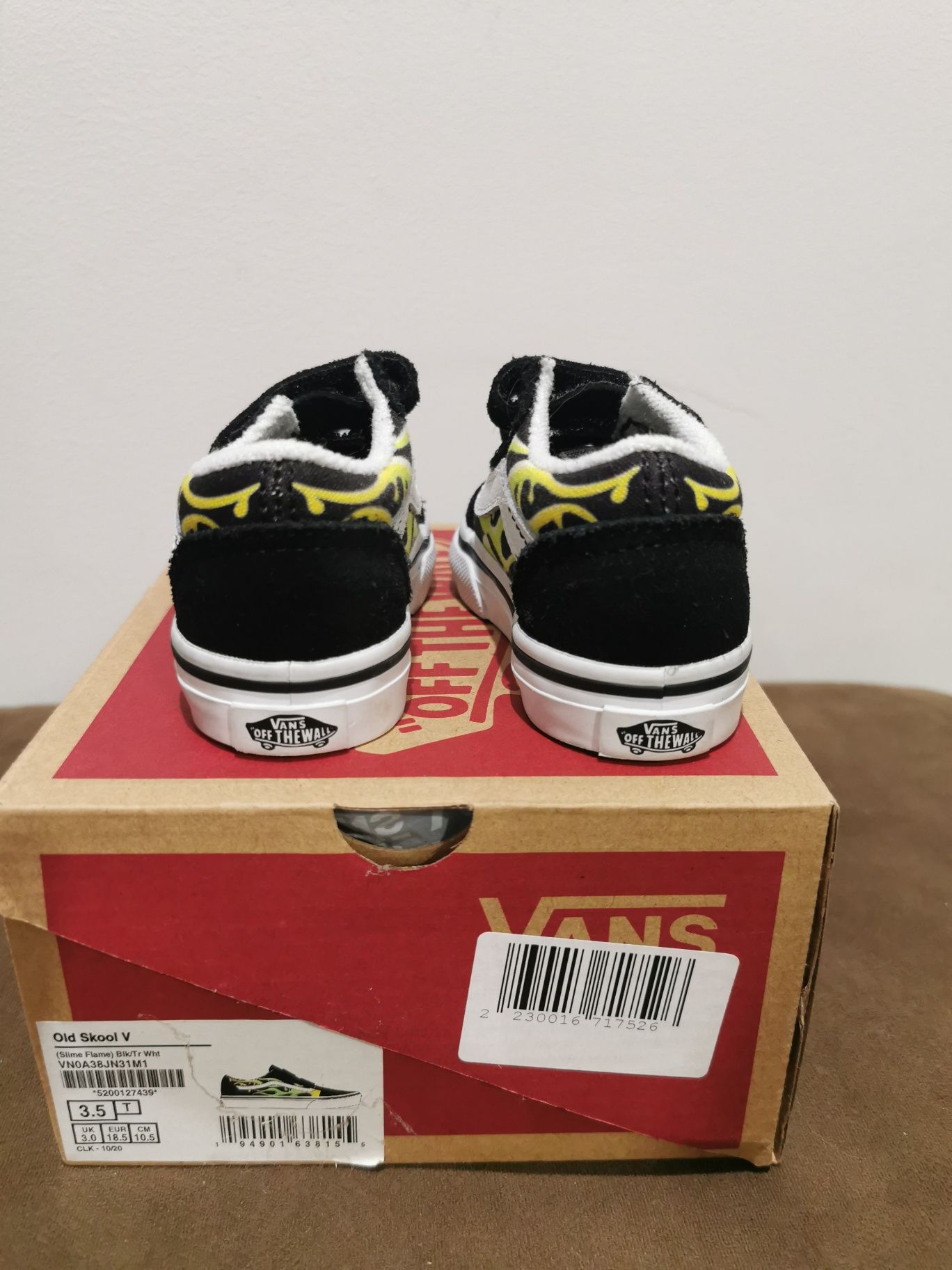 Nowe buty vans dla chłopca chłopięce vansy trampki tenisówki 18.5
