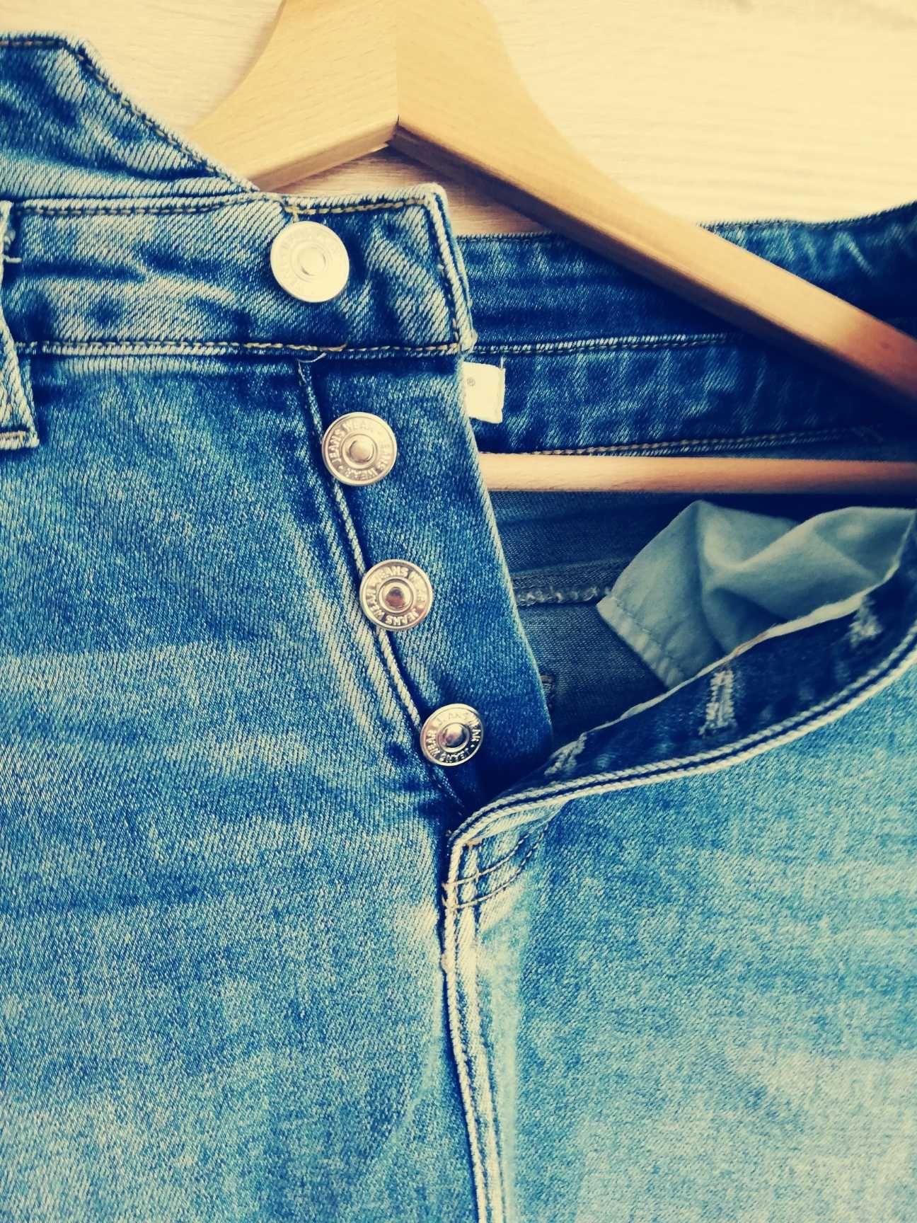 MEGA oryginalna spódniczka, jeansowa, S/M, wygodna