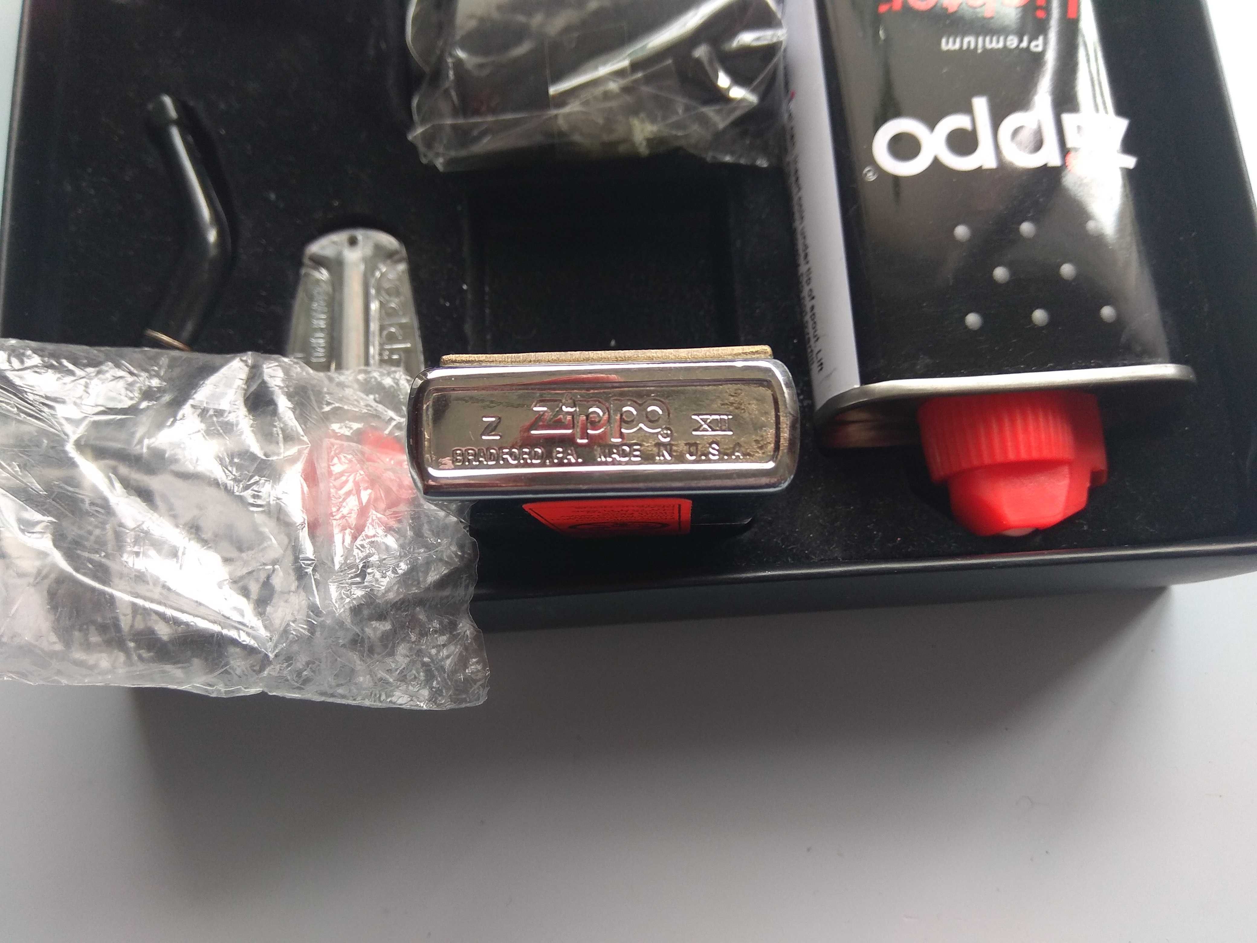 коллекционная зажигалка Zippo запальничка, новый комплект