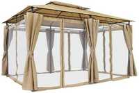 Садовый павильон 3x4м + москитная сетка/ палатка/ альтана/шатер