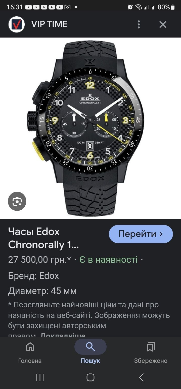 Edox Chronorally 1 Ref 10305 3NJ NJ