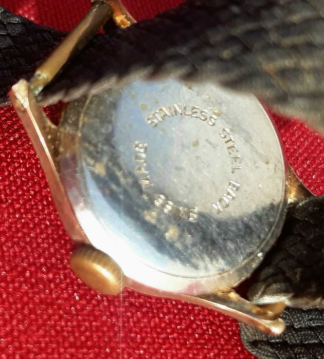 ROAMER 17 JEWELS - Relógio Vintage,  Plaqué Or.