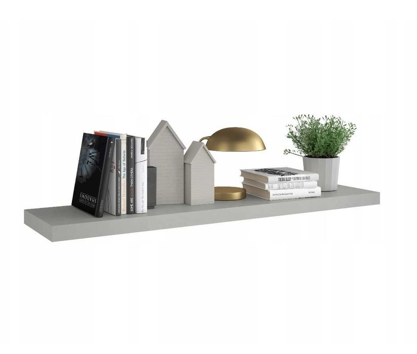 Wisząca półka ścienna 40x15x36 Szara