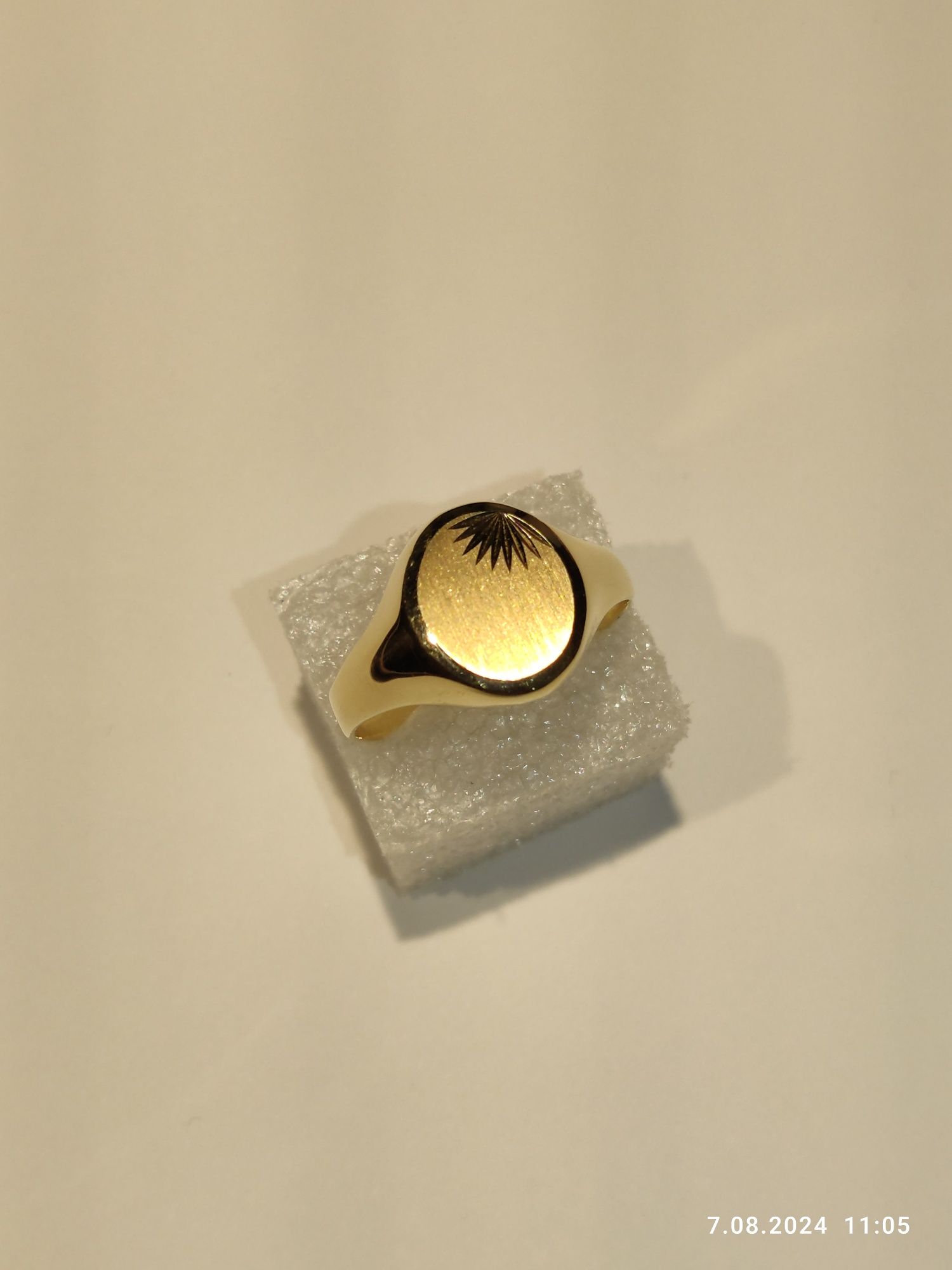 Złoty sygnet 585 2,72g