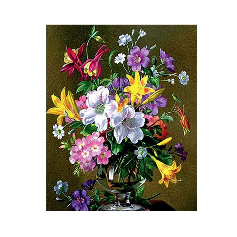 Diamond painting haft diamentowy  - bukiet (15734)