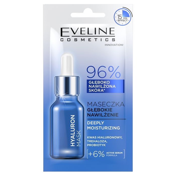 Eveline Cosmetics Hyaluron Mask maseczka głębokie nawilżenie 8ml