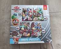 Puzzle Trefl Bakugan 4 w 1, wiek 4+