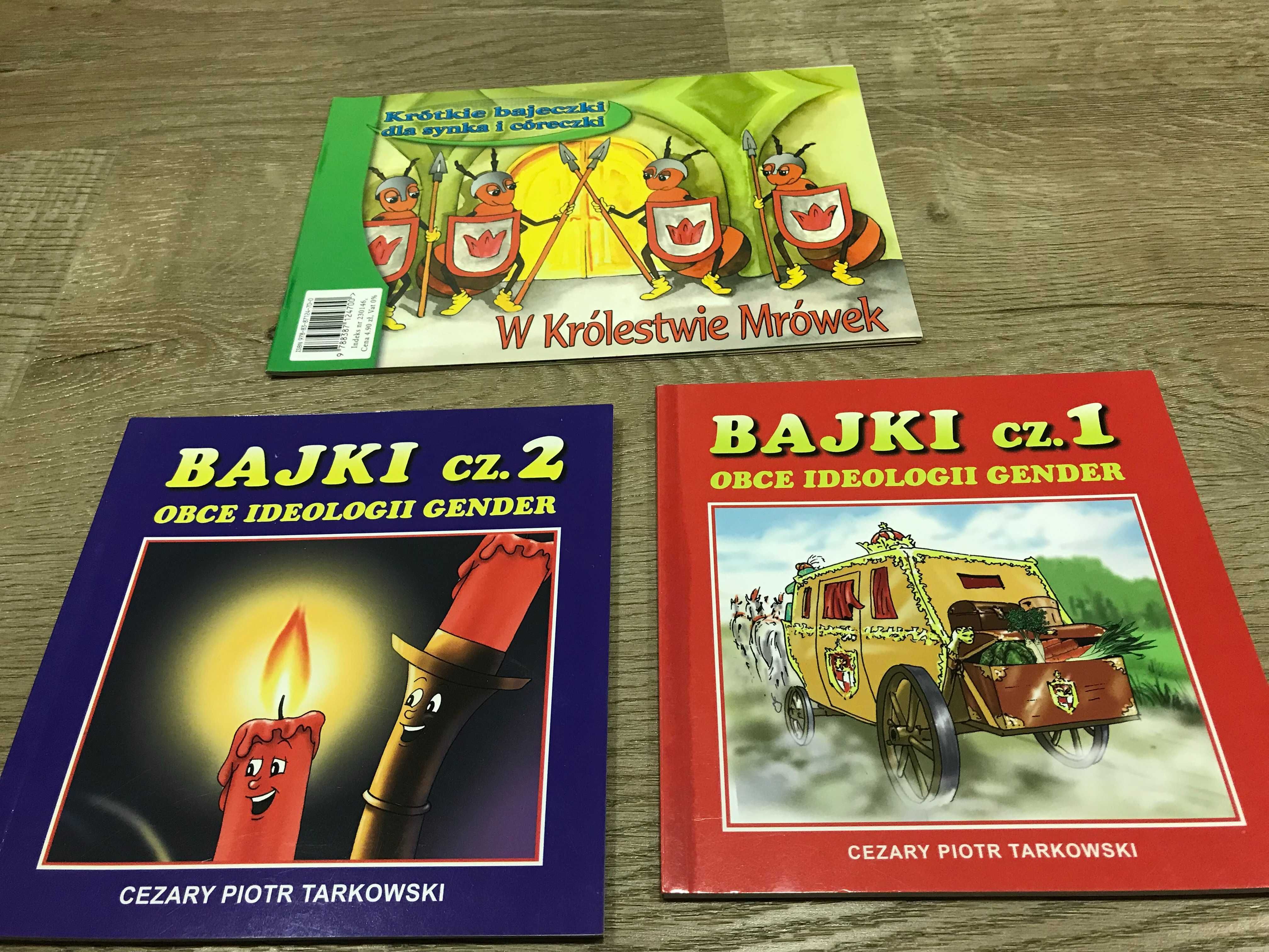 Książki dla dzieci konserwatywnych rodziców, zestaw 3 - unikaty