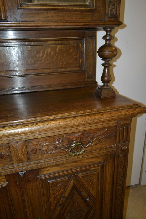 kredens eklektyczny .1910 . dąb