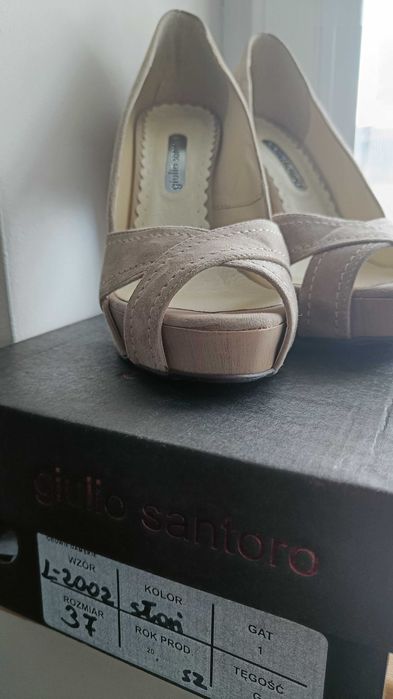 Giulio Santoro by presto 37 - Szpilki. Czółenka.