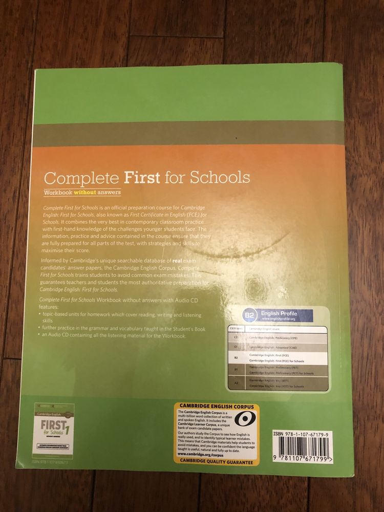 complete first cambridge b2 work book