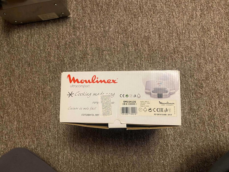 Бутербродниця Moulinex Ultracompact sandwich