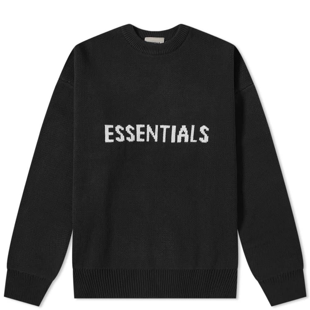 Fear Of God Essentials Knit Sweater Black