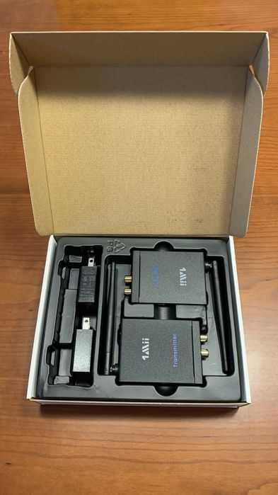 Kit Transmissor / Receptor  Áudio por Wi-Fi 2.4Ghz  ( caixa selada )
