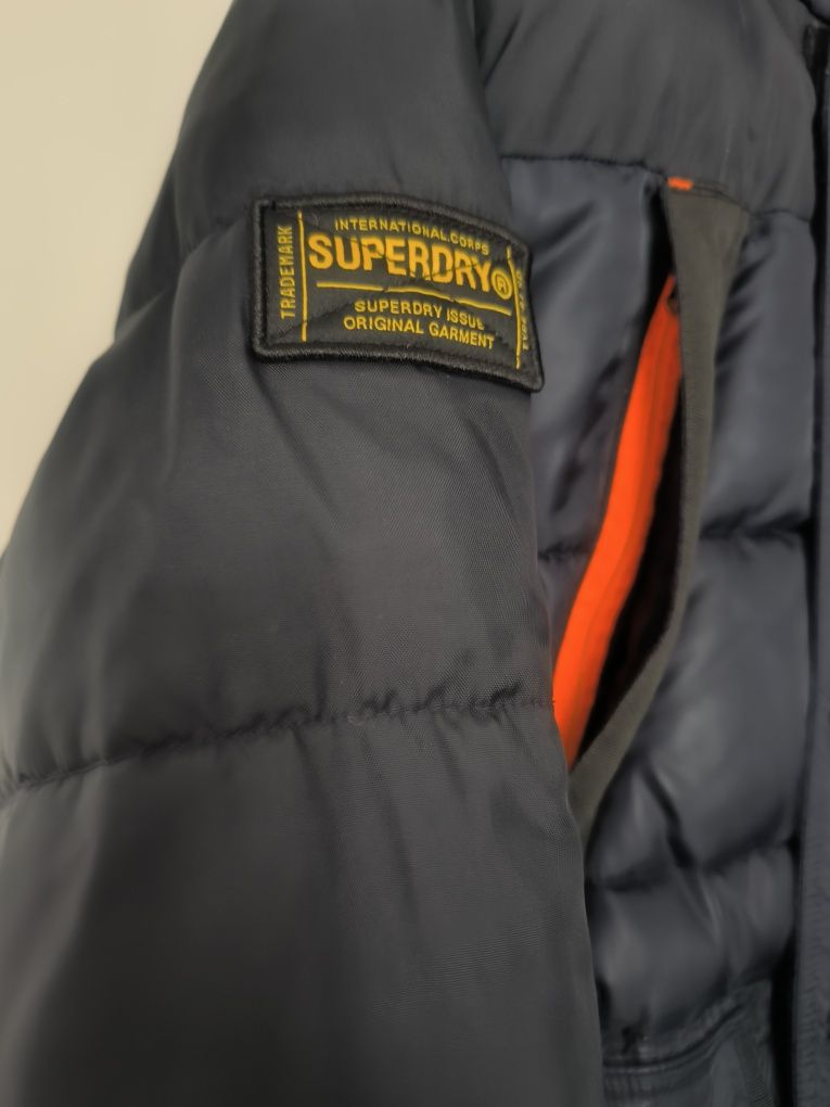 *** OKAZJA Piękna męska kurtka zimowa marki SUPERDRY rozmiar XL-54***