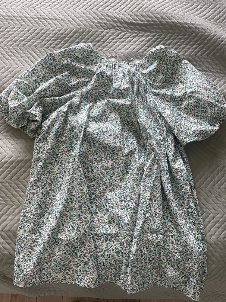 Sukienka/Tunika Zara z bufiastymi rękawami 134